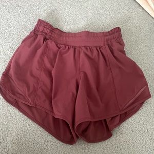 Lulu lemon hotty hot shorts